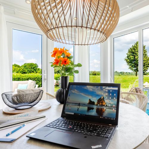 Arbeiten im Urlaub - Workation - Mit unserem schnellen Internet kannst Du problemlos arbeiten