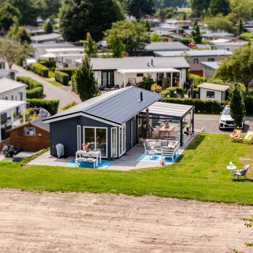 Außensicht Chalet 
Strandperle Komplett